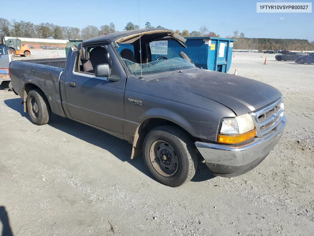 2000 Ford Ranger VIN: 1FTYR10V5YPB00527 Lot: 78069124