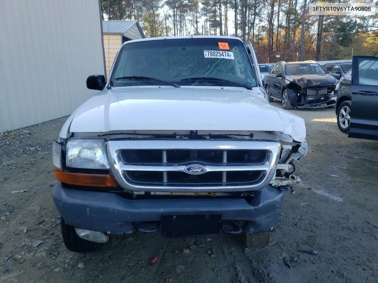 2000 Ford Ranger VIN: 1FTYR10V6YTA90808 Lot: 78825474