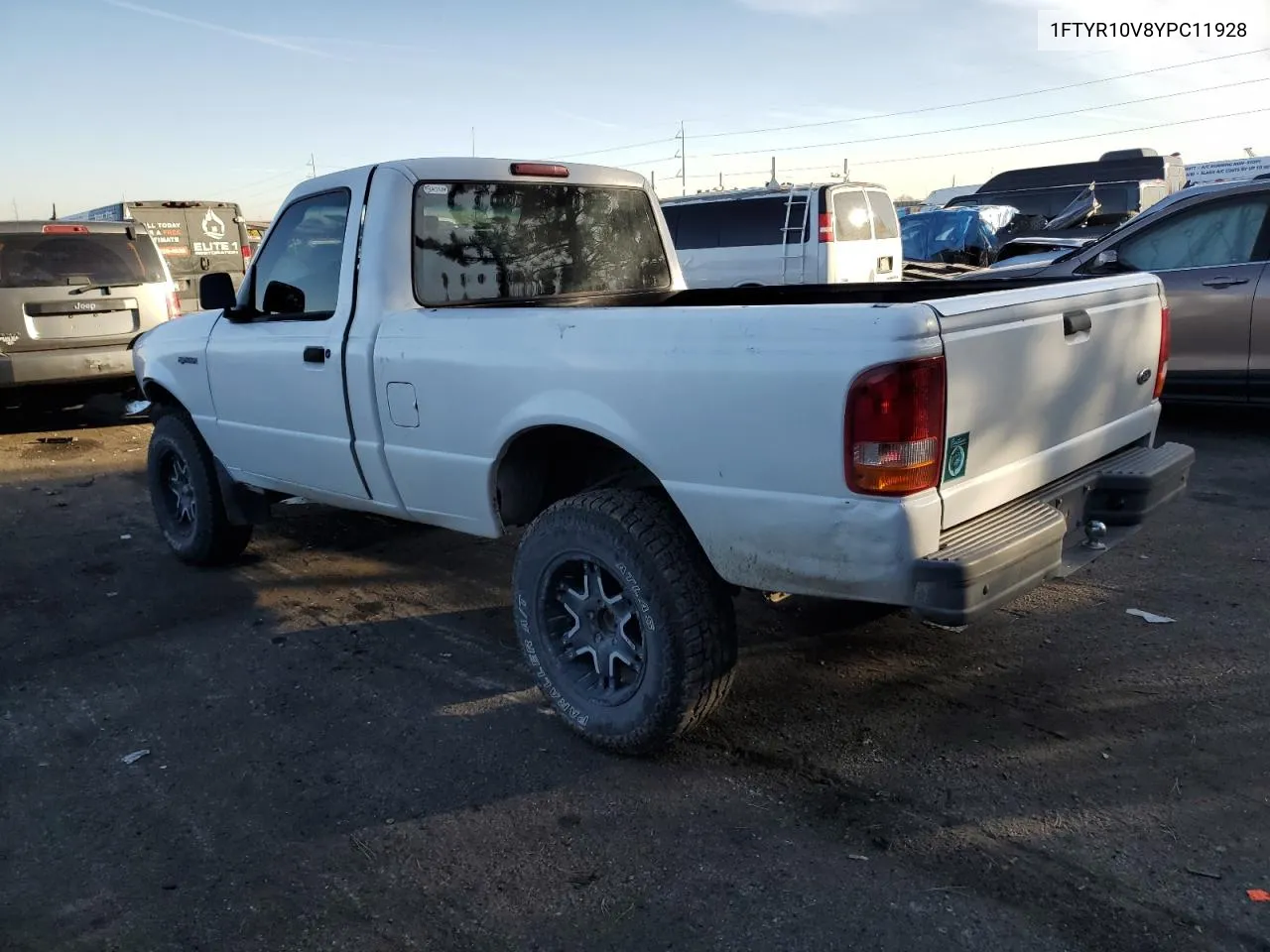 2000 Ford Ranger VIN: 1FTYR10V8YPC11928 Lot: 78869294