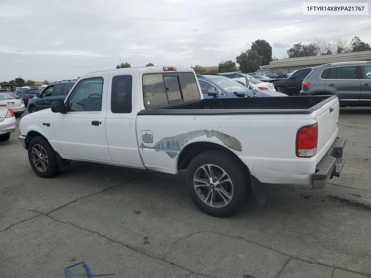 2000 Ford Ranger Super Cab VIN: 1FTYR14X8YPA21767 Lot: 78920674