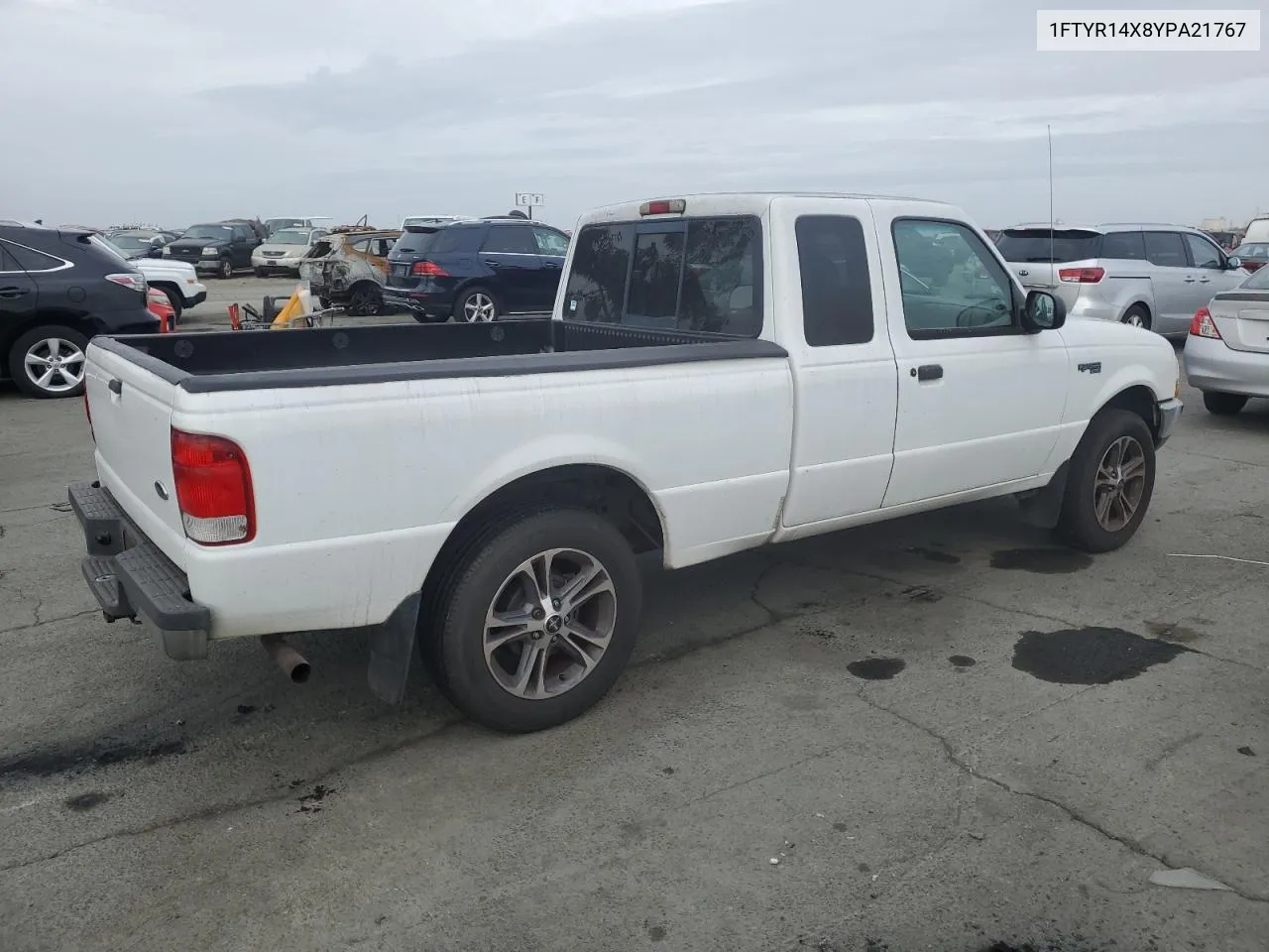 2000 Ford Ranger Super Cab VIN: 1FTYR14X8YPA21767 Lot: 78920674