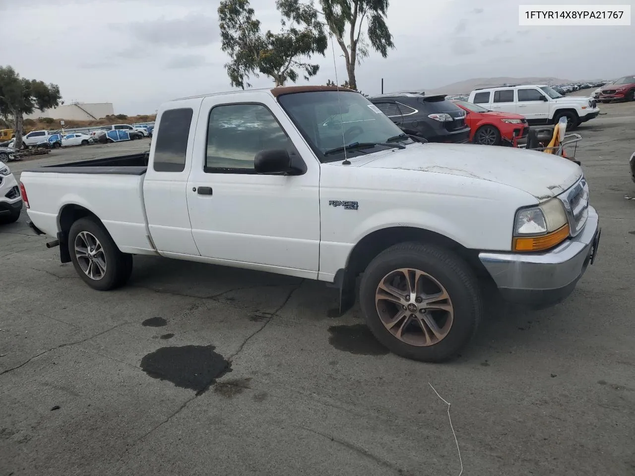 2000 Ford Ranger Super Cab VIN: 1FTYR14X8YPA21767 Lot: 78920674