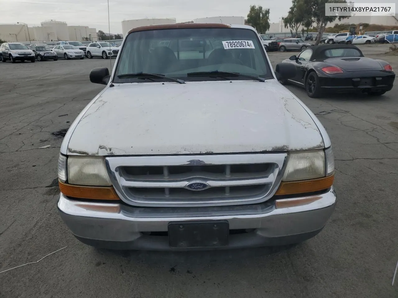 2000 Ford Ranger Super Cab VIN: 1FTYR14X8YPA21767 Lot: 78920674