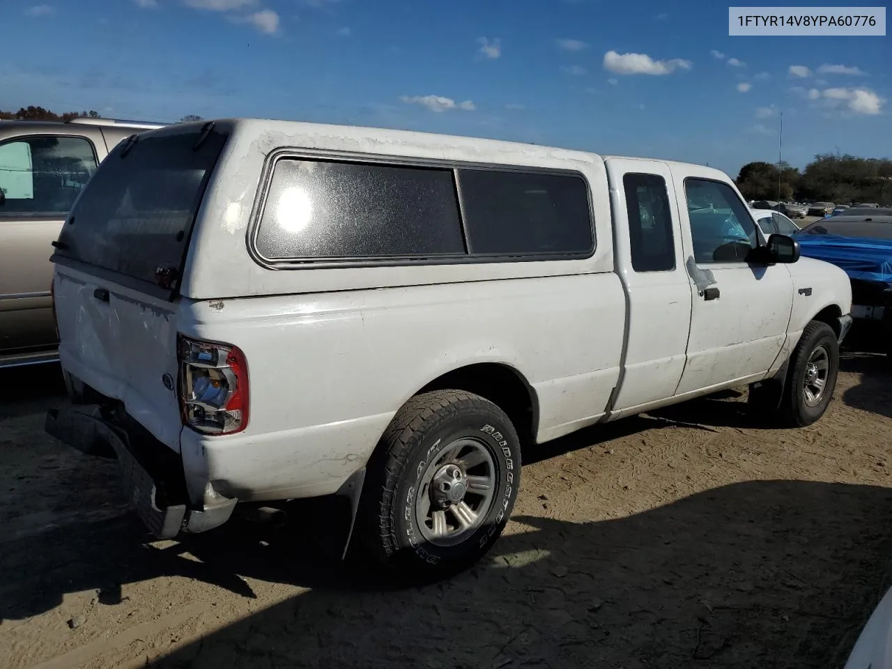 2000 Ford Ranger Super Cab VIN: 1FTYR14V8YPA60776 Lot: 78976974