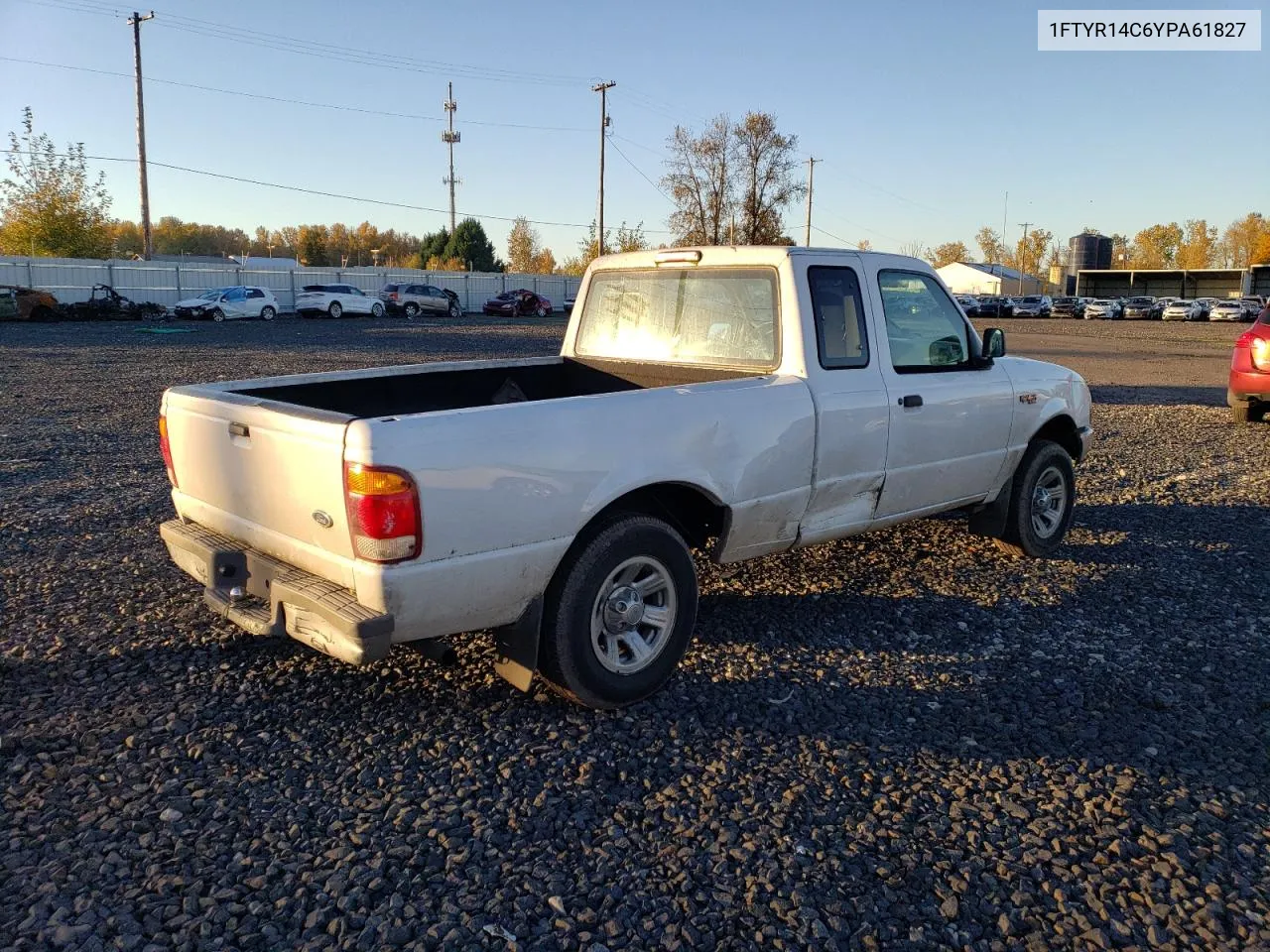 2000 Ford Ranger Super Cab VIN: 1FTYR14C6YPA61827 Lot: 79467554