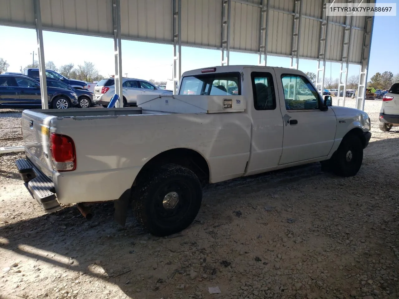 2000 Ford Ranger Super Cab VIN: 1FTYR14X7YPA88697 Lot: 79517884