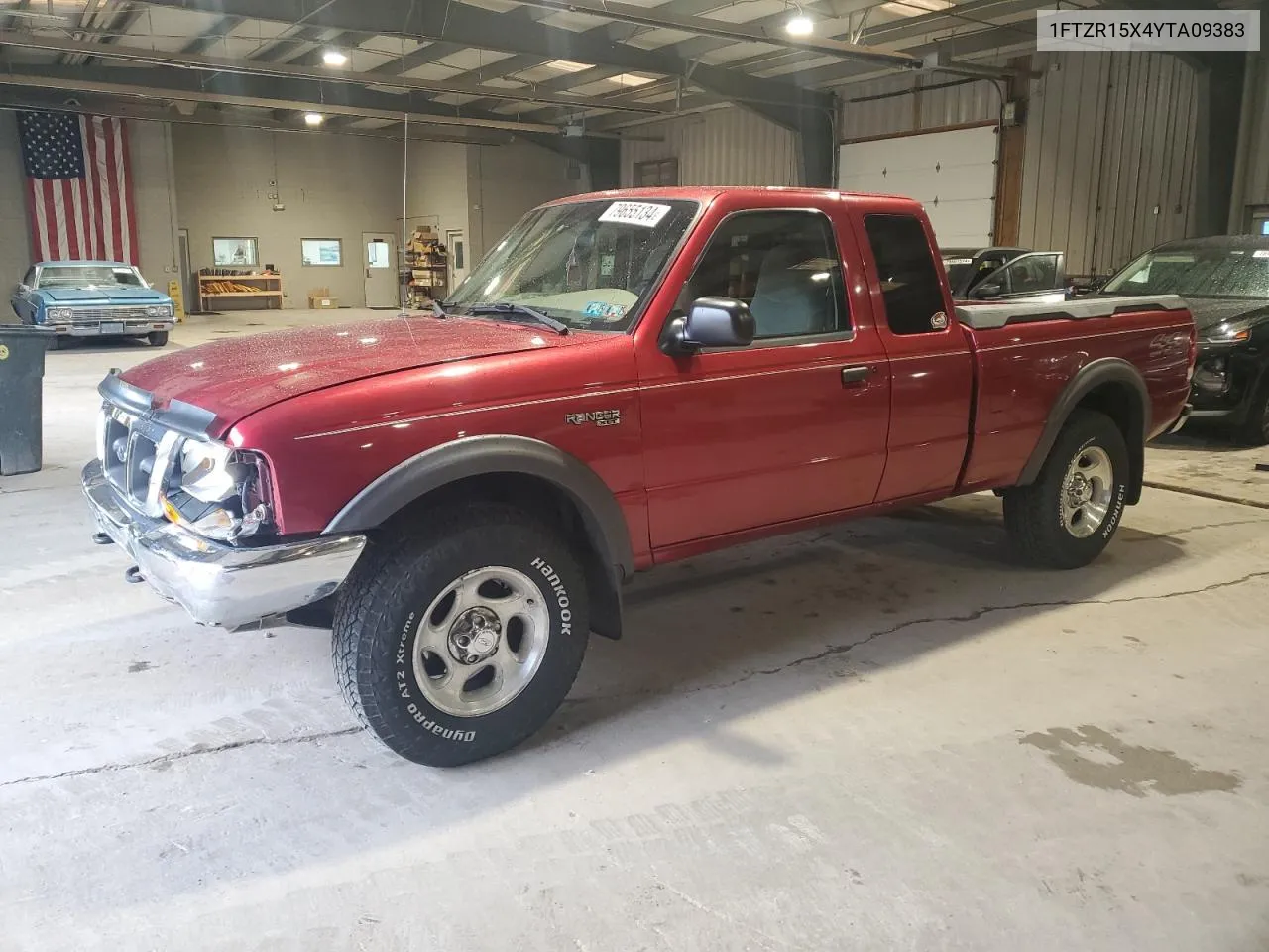 2000 Ford Ranger Super Cab VIN: 1FTZR15X4YTA09383 Lot: 79655134