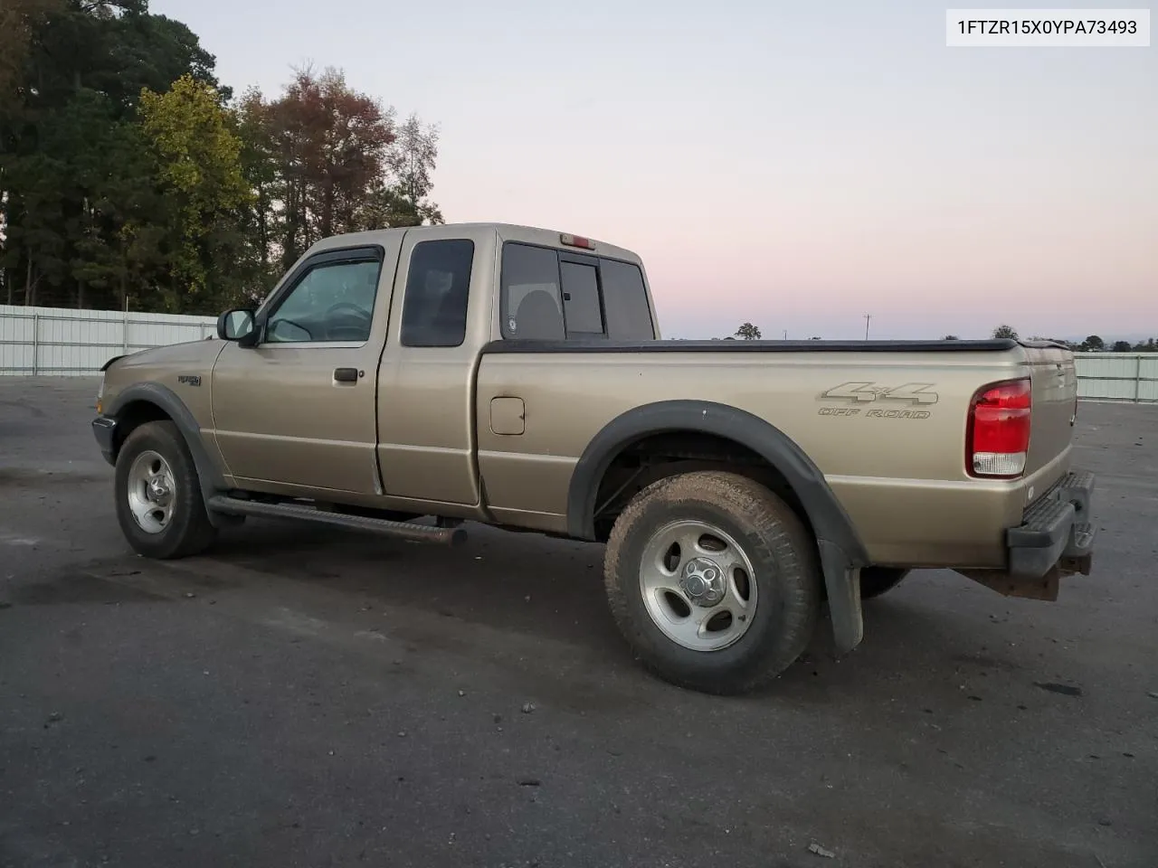 2000 Ford Ranger Super Cab VIN: 1FTZR15X0YPA73493 Lot: 80520154