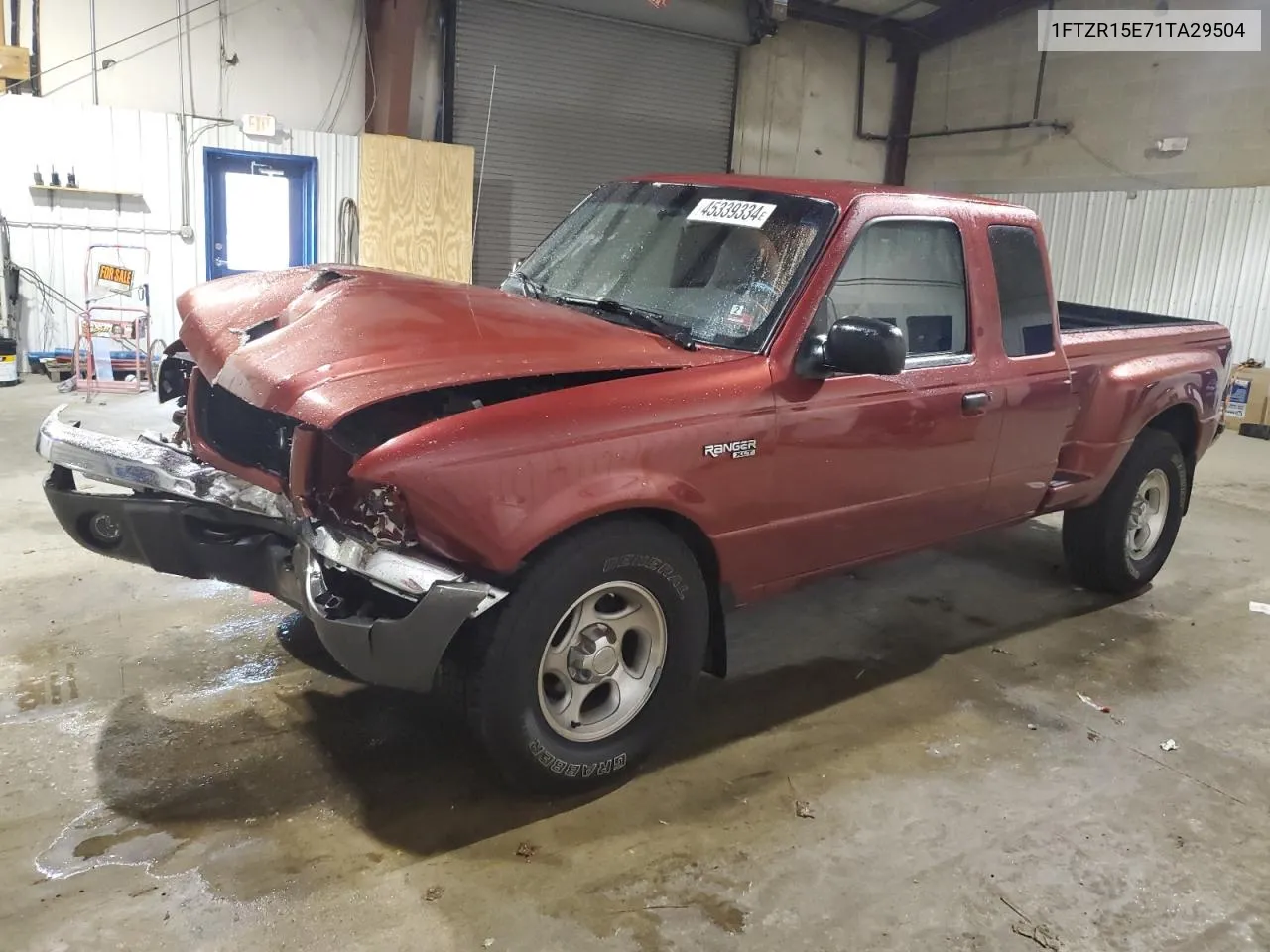 2001 Ford Ranger Super Cab VIN: 1FTZR15E71TA29504 Lot: 45339334