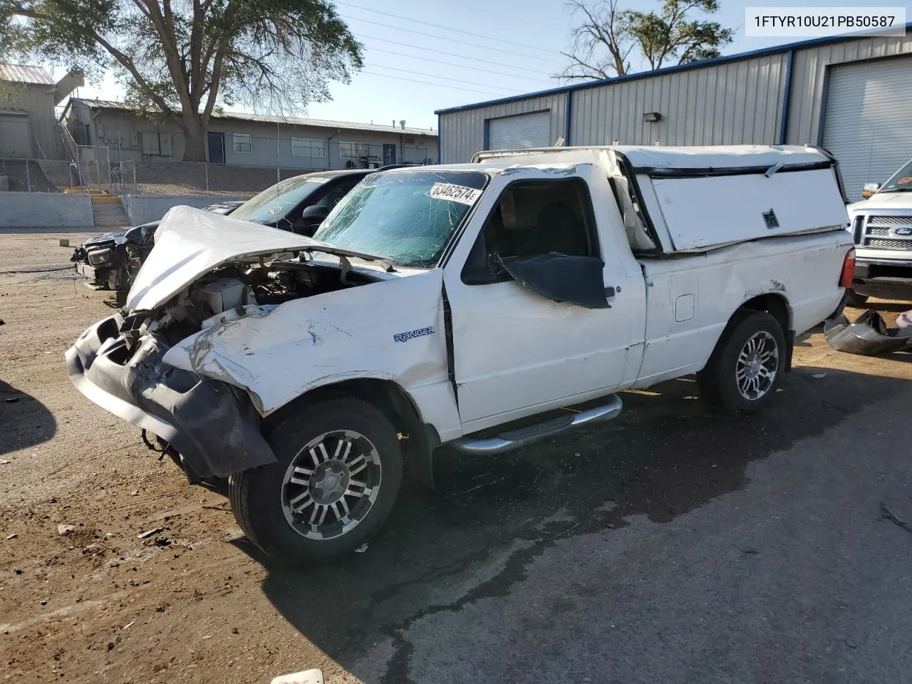 2001 Ford Ranger VIN: 1FTYR10U21PB50587 Lot: 63462574