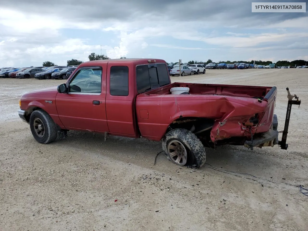 2001 Ford Ranger Super Cab VIN: 1FTYR14E91TA70858 Lot: 68426024