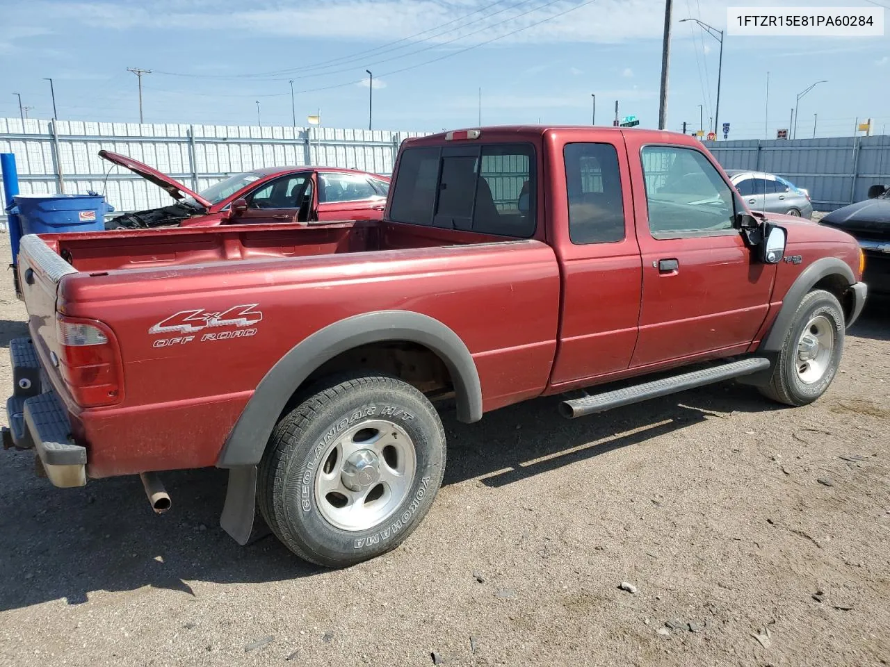 2001 Ford Ranger Super Cab VIN: 1FTZR15E81PA60284 Lot: 69190274