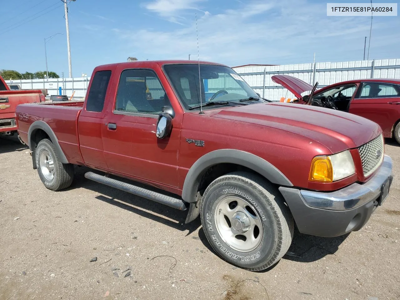 2001 Ford Ranger Super Cab VIN: 1FTZR15E81PA60284 Lot: 69190274