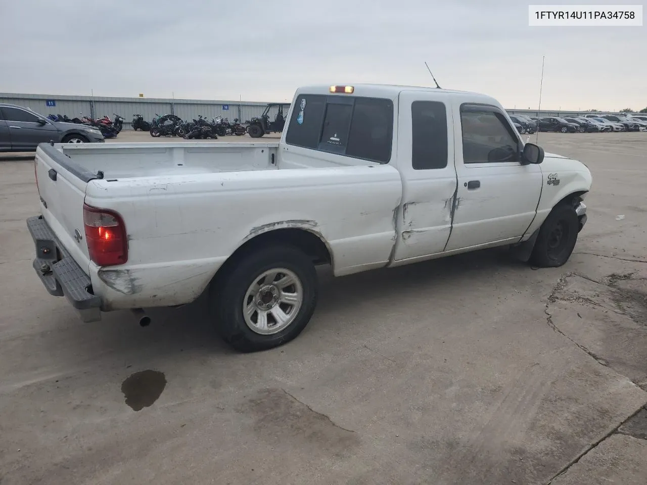 2001 Ford Ranger Super Cab VIN: 1FTYR14U11PA34758 Lot: 69710534