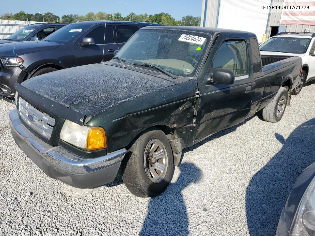 2001 Ford Ranger Super Cab VIN: 1FTYR14U81TA71779 Lot: 70024624