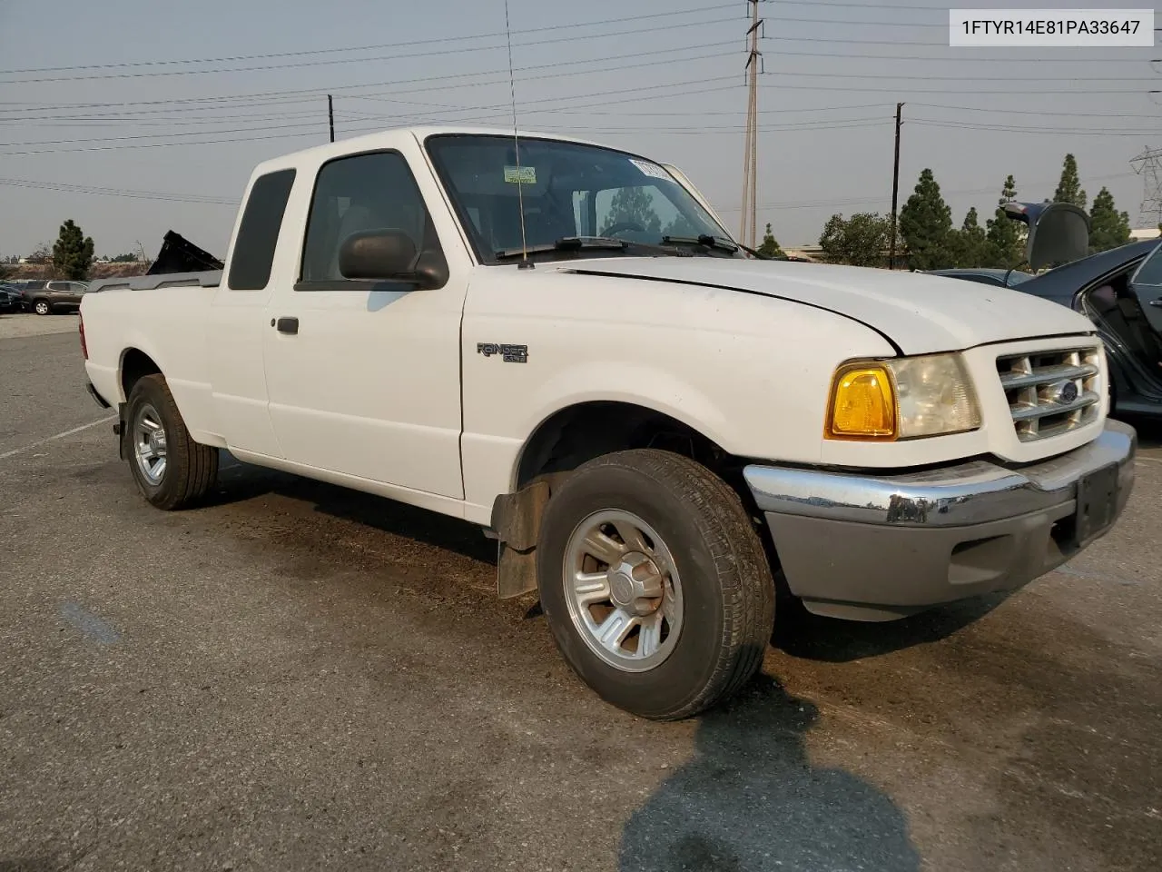 1FTYR14E81PA33647 2001 Ford Ranger Super Cab