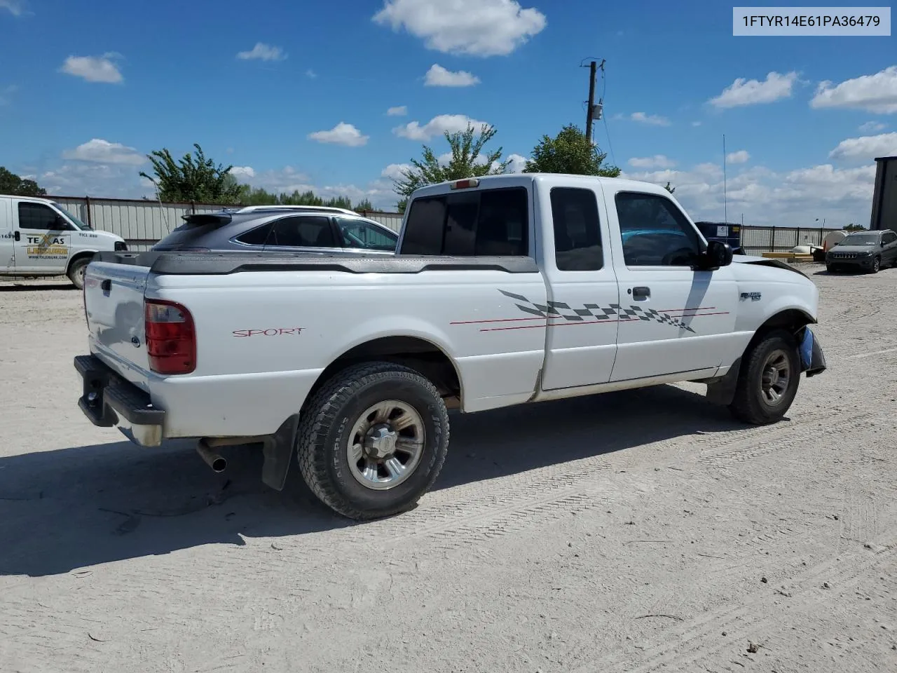 2001 Ford Ranger Super Cab VIN: 1FTYR14E61PA36479 Lot: 71458014