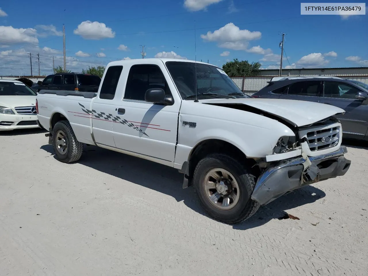 2001 Ford Ranger Super Cab VIN: 1FTYR14E61PA36479 Lot: 71458014