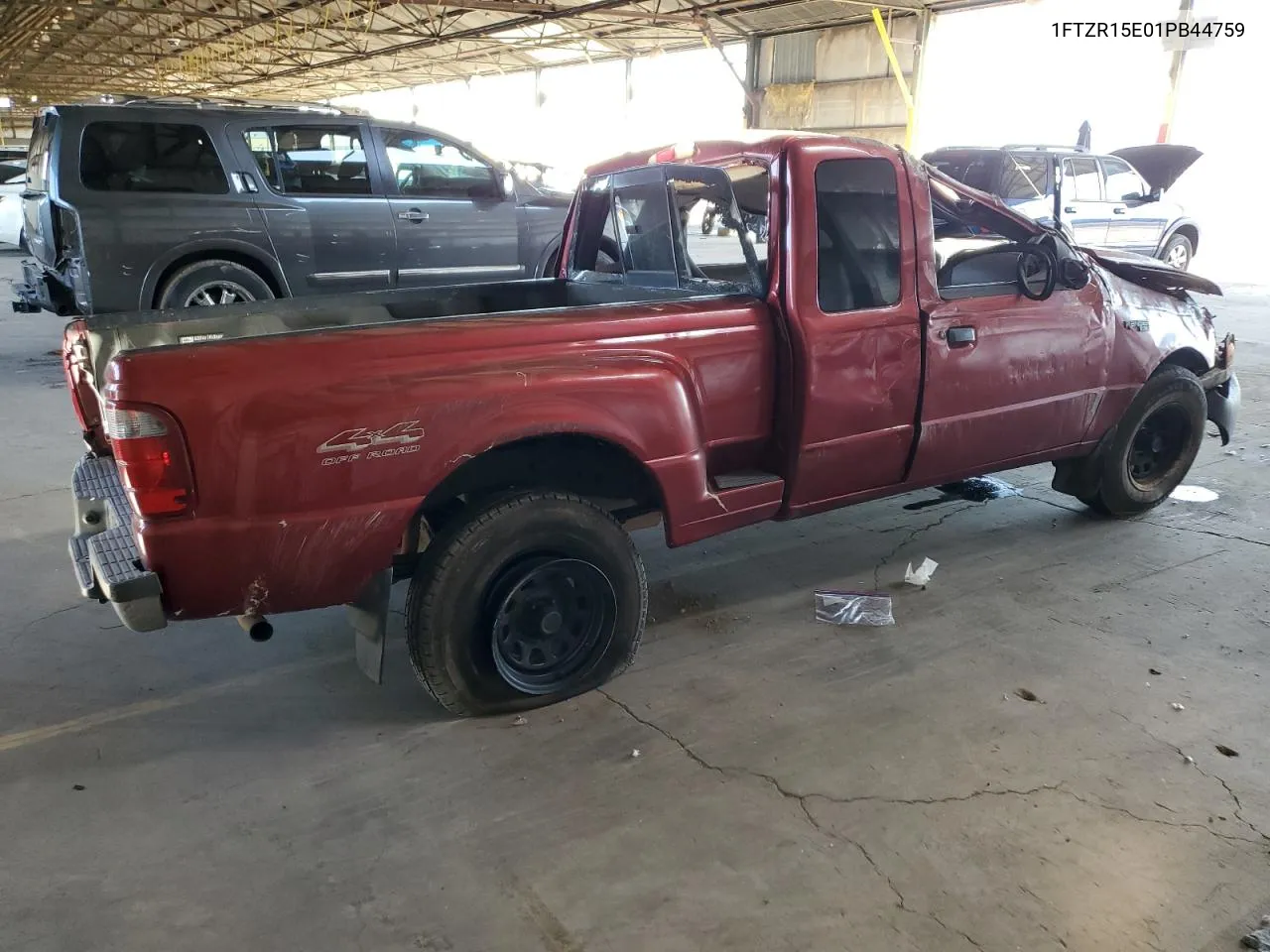 2001 Ford Ranger Super Cab VIN: 1FTZR15E01PB44759 Lot: 72214814