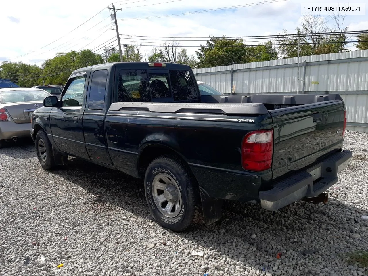 2001 Ford Ranger Super Cab VIN: 1FTYR14U31TA59071 Lot: 72691794