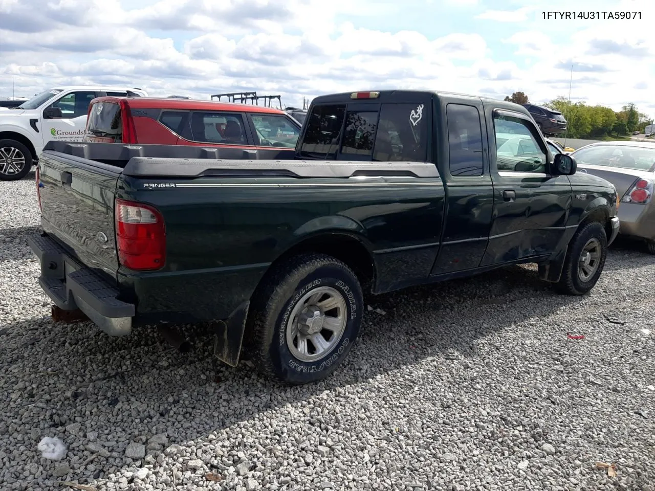 2001 Ford Ranger Super Cab VIN: 1FTYR14U31TA59071 Lot: 72691794