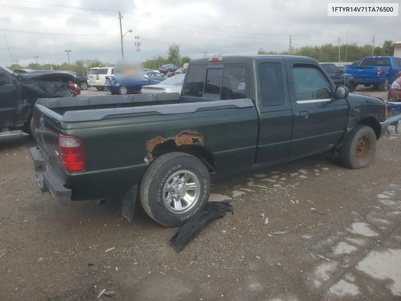 2001 Ford Ranger Super Cab VIN: 1FTYR14V71TA76500 Lot: 73109764