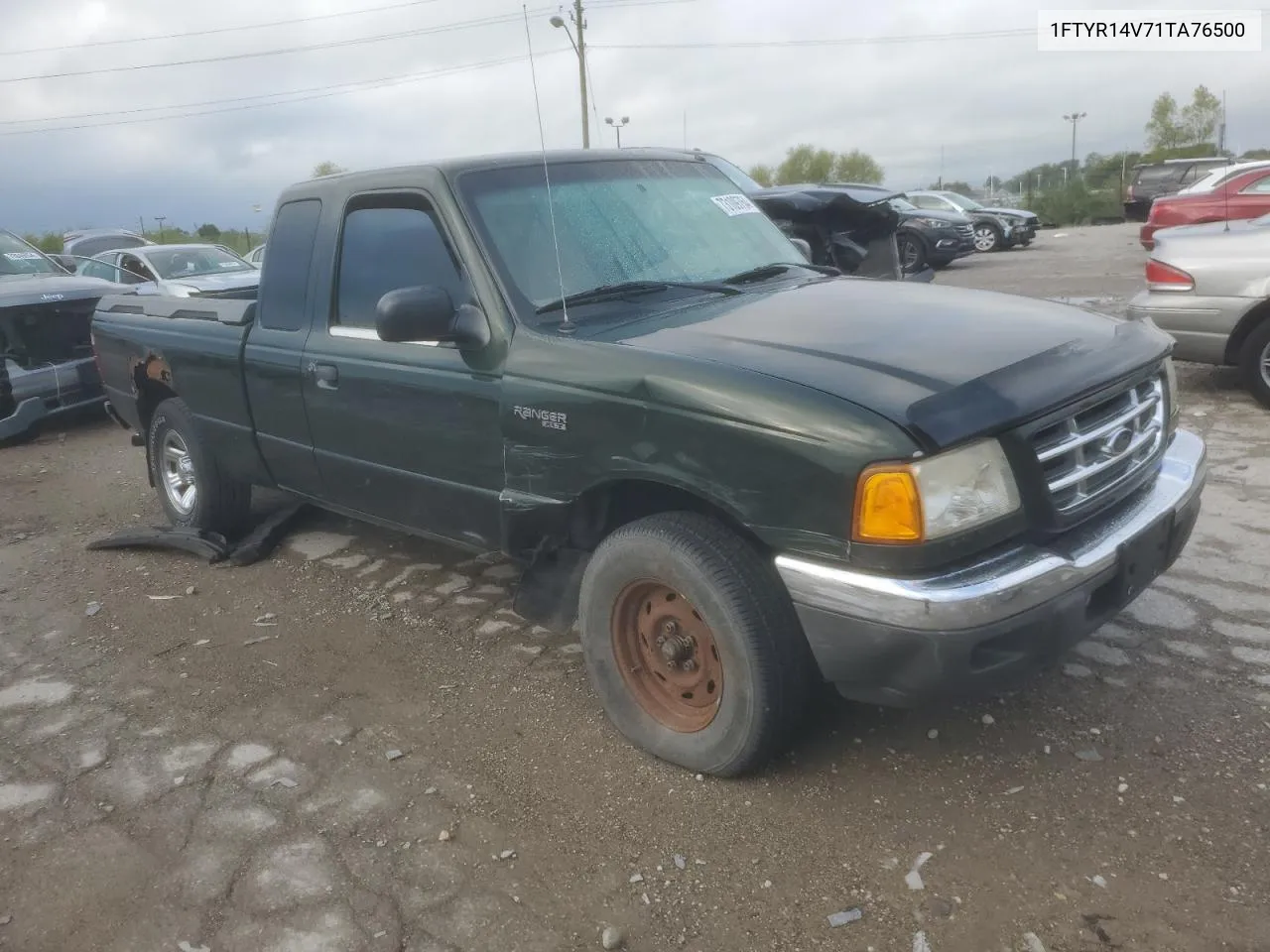 2001 Ford Ranger Super Cab VIN: 1FTYR14V71TA76500 Lot: 73109764