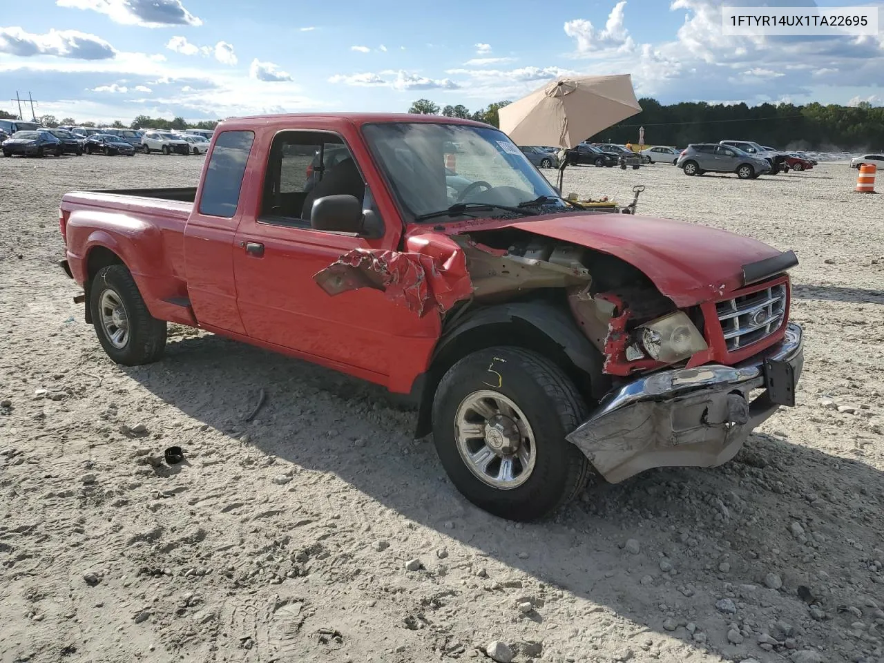 2001 Ford Ranger Super Cab VIN: 1FTYR14UX1TA22695 Lot: 73360164