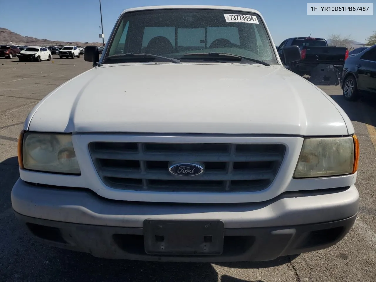 2001 Ford Ranger VIN: 1FTYR10D61PB67487 Lot: 73728694