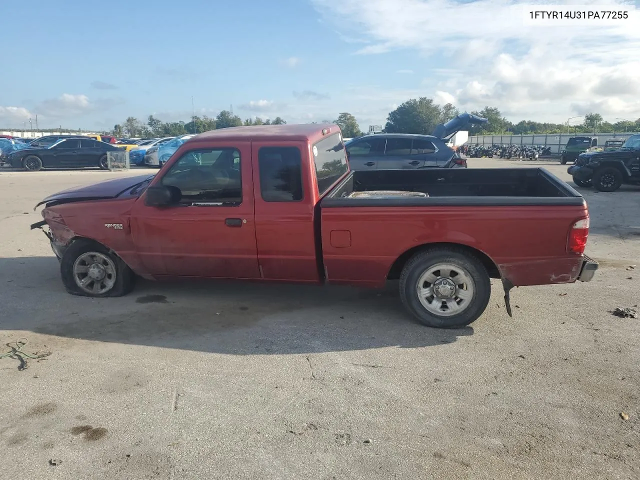 2001 Ford Ranger Super Cab VIN: 1FTYR14U31PA77255 Lot: 73846854