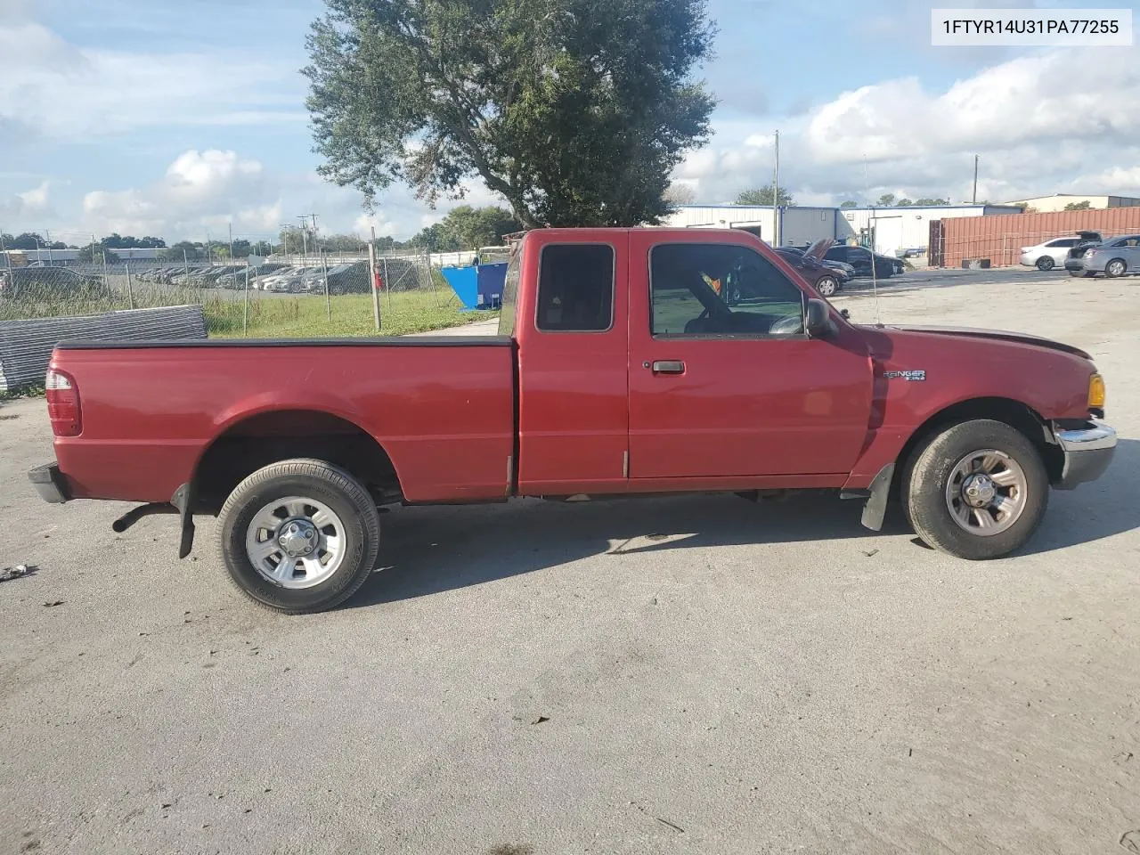 2001 Ford Ranger Super Cab VIN: 1FTYR14U31PA77255 Lot: 73846854