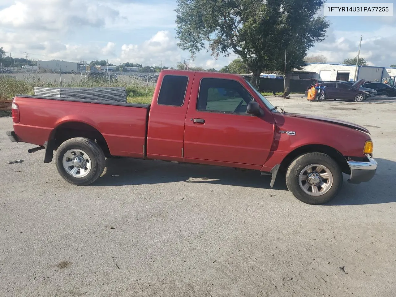 2001 Ford Ranger Super Cab VIN: 1FTYR14U31PA77255 Lot: 73846854