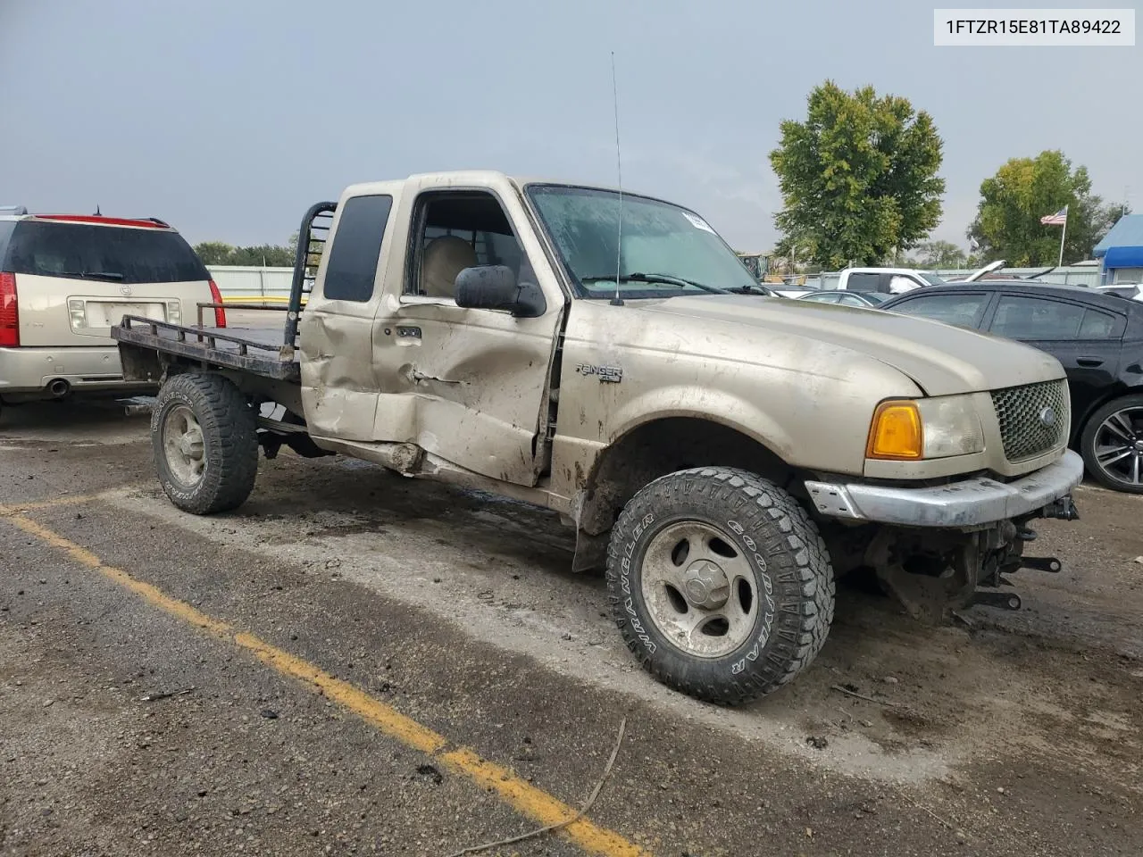 2001 Ford Ranger Super Cab VIN: 1FTZR15E81TA89422 Lot: 73996174