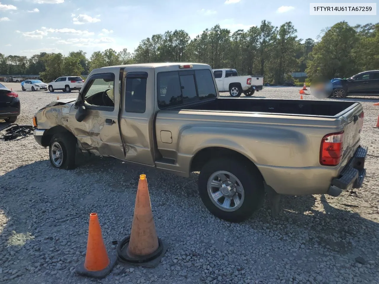 2001 Ford Ranger Super Cab VIN: 1FTYR14U61TA67259 Lot: 74049914