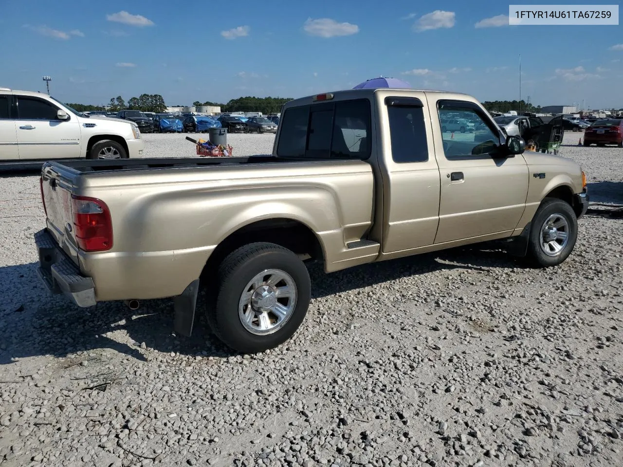 2001 Ford Ranger Super Cab VIN: 1FTYR14U61TA67259 Lot: 74049914