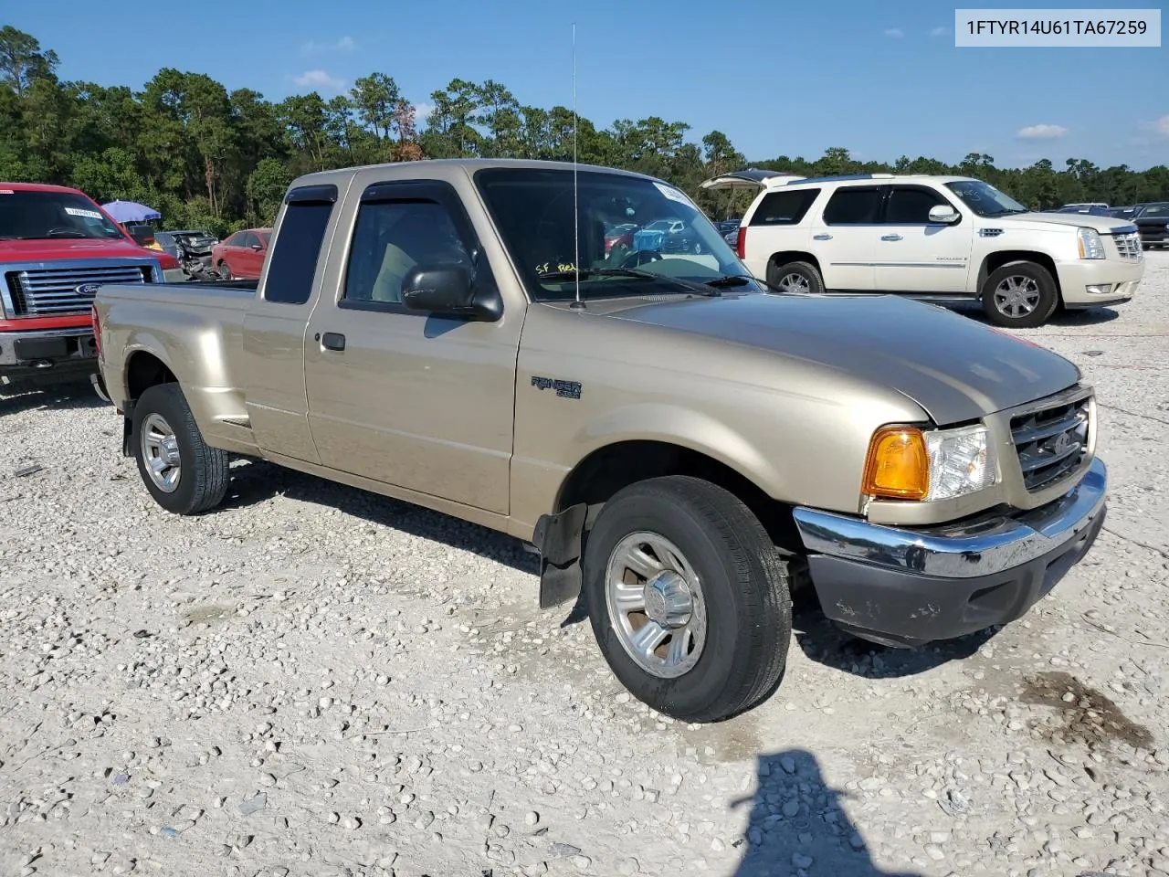 2001 Ford Ranger Super Cab VIN: 1FTYR14U61TA67259 Lot: 74049914