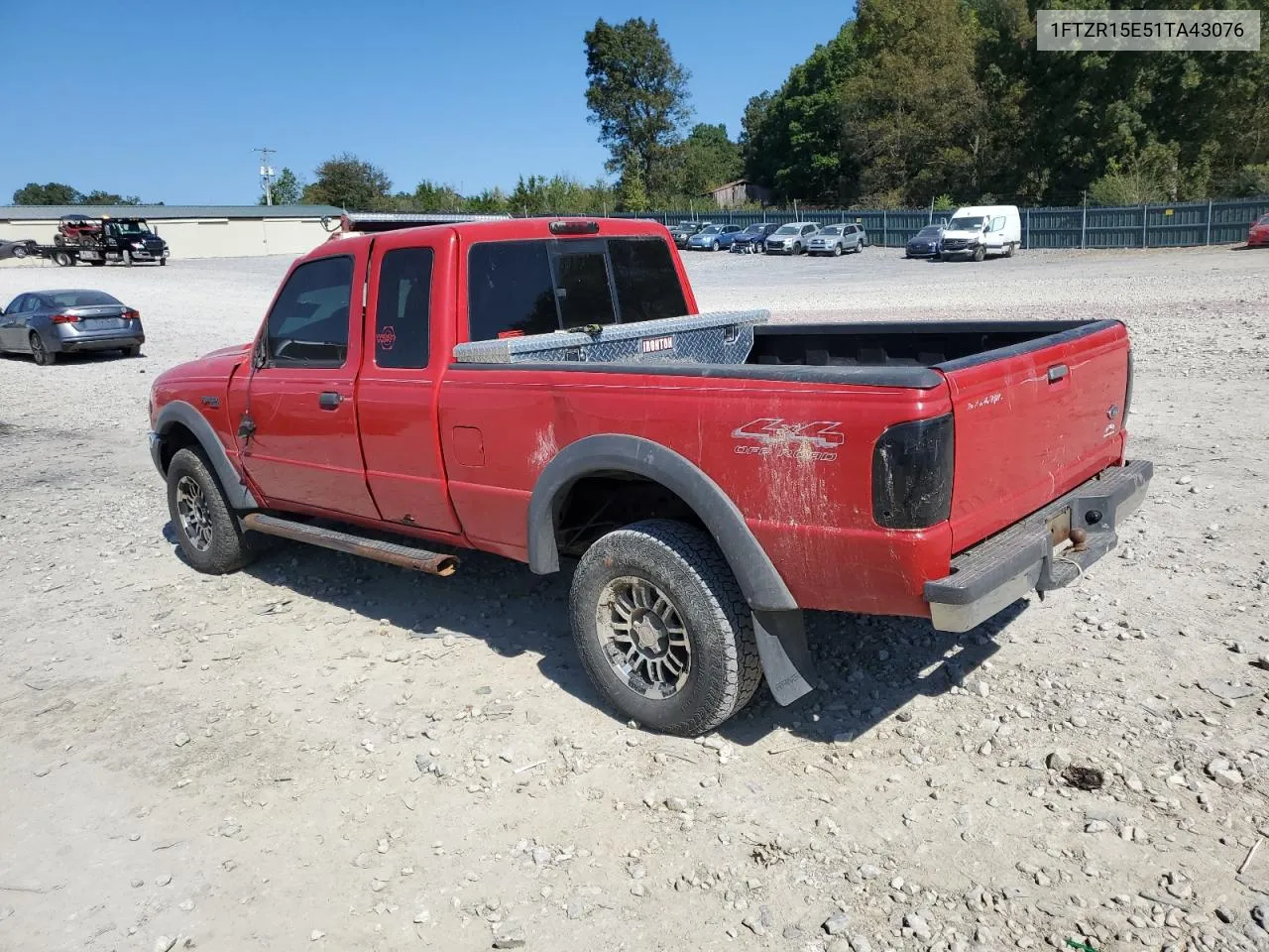 2001 Ford Ranger Super Cab VIN: 1FTZR15E51TA43076 Lot: 74200604