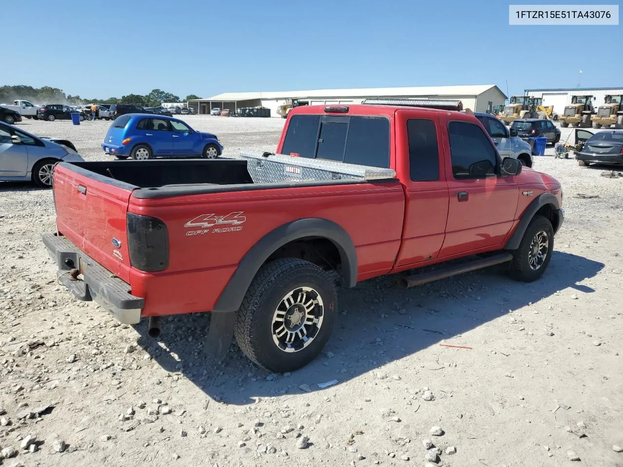 2001 Ford Ranger Super Cab VIN: 1FTZR15E51TA43076 Lot: 74200604