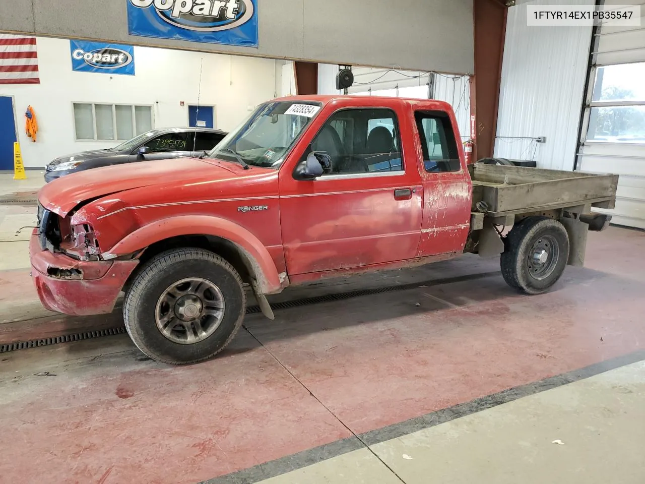 2001 Ford Ranger Super Cab VIN: 1FTYR14EX1PB35547 Lot: 74328354