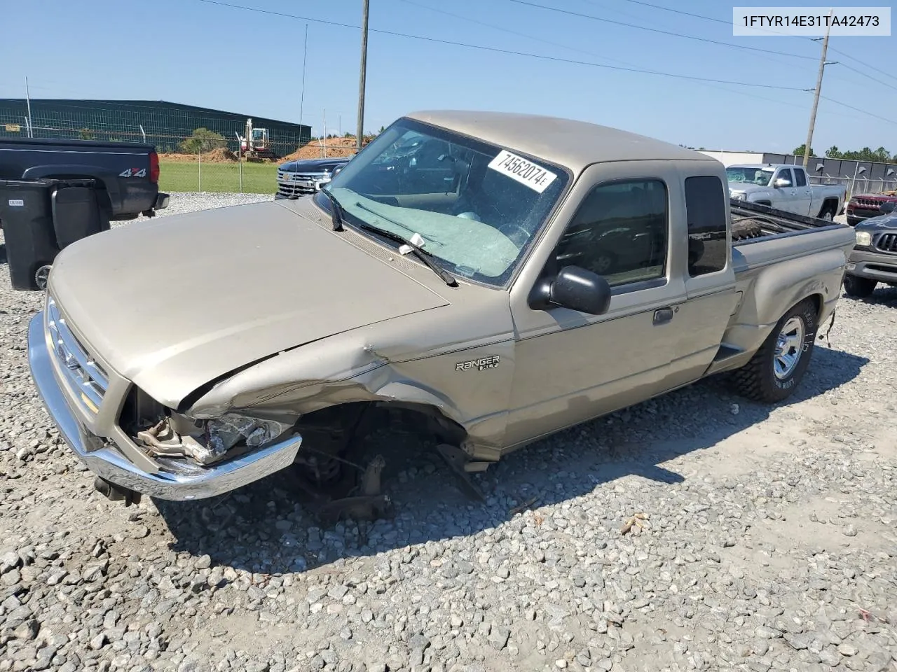 2001 Ford Ranger Super Cab VIN: 1FTYR14E31TA42473 Lot: 74562074