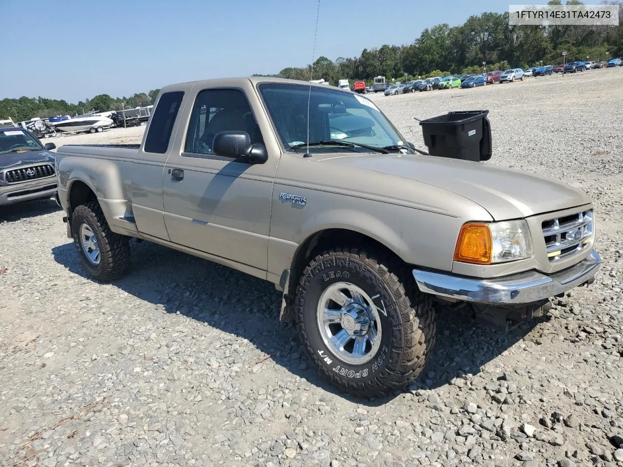 2001 Ford Ranger Super Cab VIN: 1FTYR14E31TA42473 Lot: 74562074