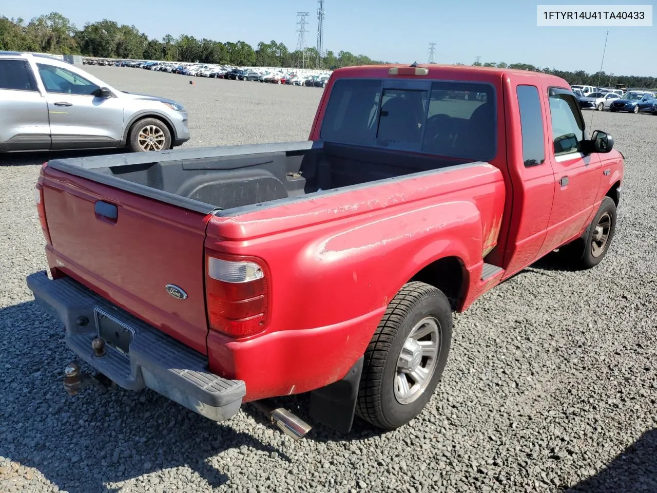 2001 Ford Ranger Super Cab VIN: 1FTYR14U41TA40433 Lot: 74874954