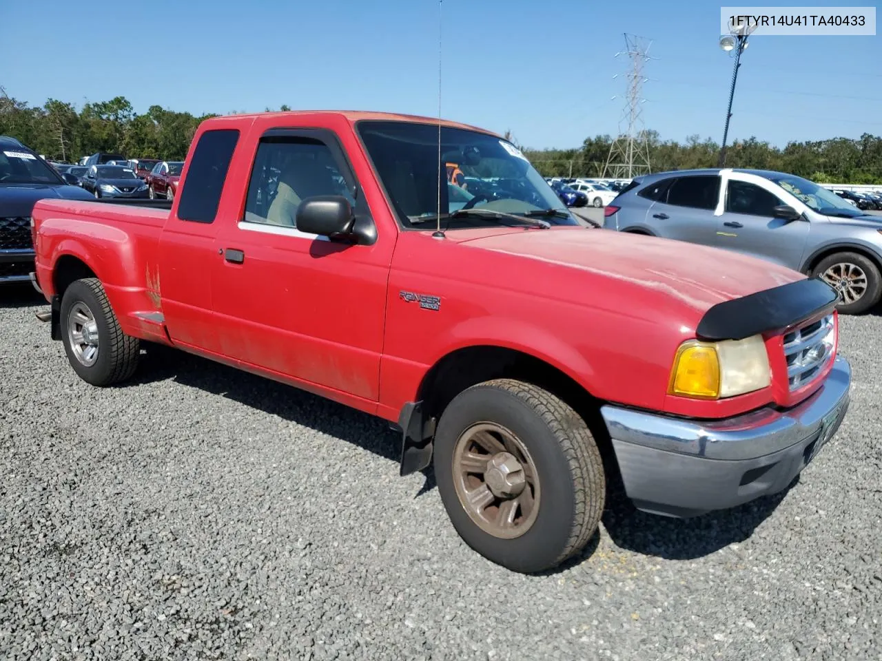 2001 Ford Ranger Super Cab VIN: 1FTYR14U41TA40433 Lot: 74874954