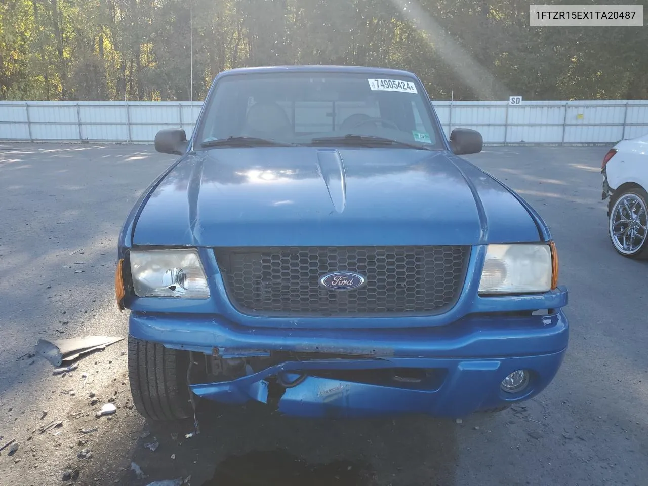 2001 Ford Ranger Super Cab VIN: 1FTZR15EX1TA20487 Lot: 74905424