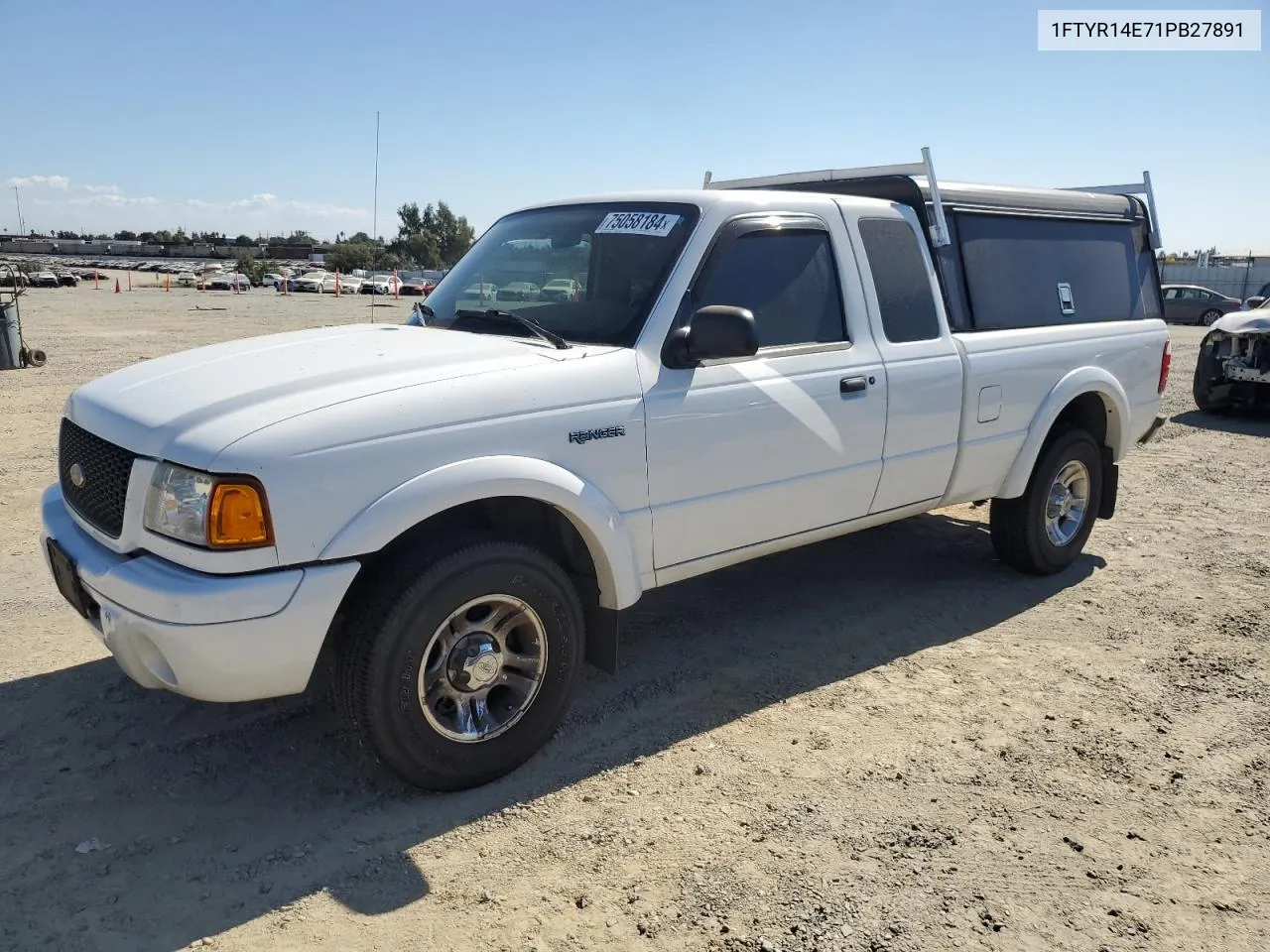 2001 Ford Ranger Super Cab VIN: 1FTYR14E71PB27891 Lot: 75058184