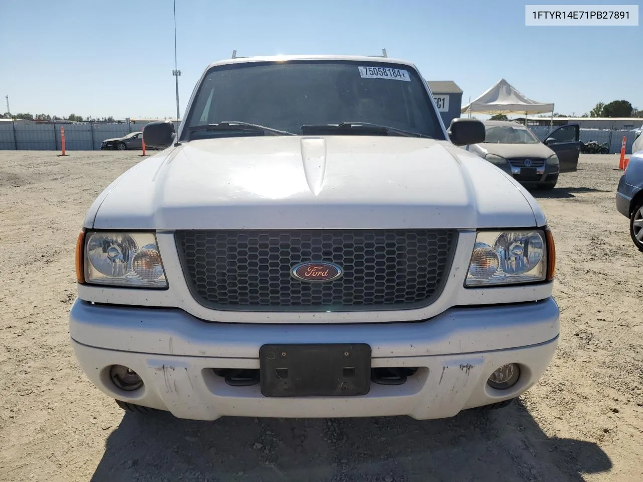 2001 Ford Ranger Super Cab VIN: 1FTYR14E71PB27891 Lot: 75058184