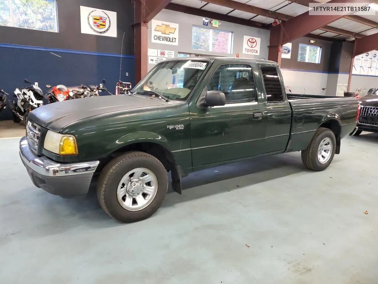 2001 Ford Ranger Super Cab VIN: 1FTYR14E21TB11587 Lot: 75589004