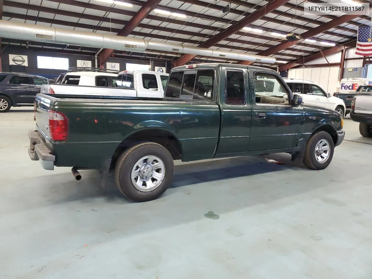 2001 Ford Ranger Super Cab VIN: 1FTYR14E21TB11587 Lot: 75589004