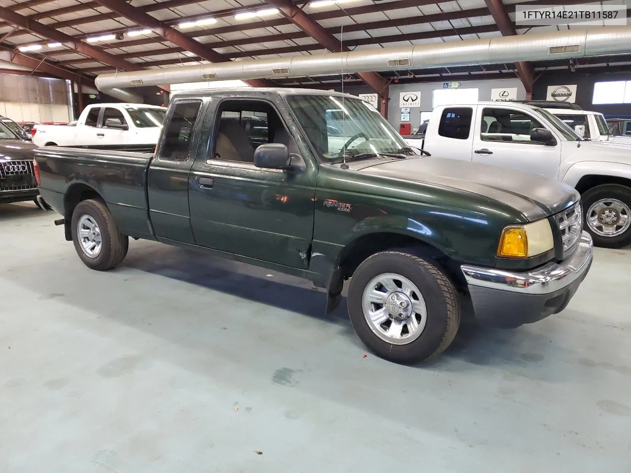 2001 Ford Ranger Super Cab VIN: 1FTYR14E21TB11587 Lot: 75589004