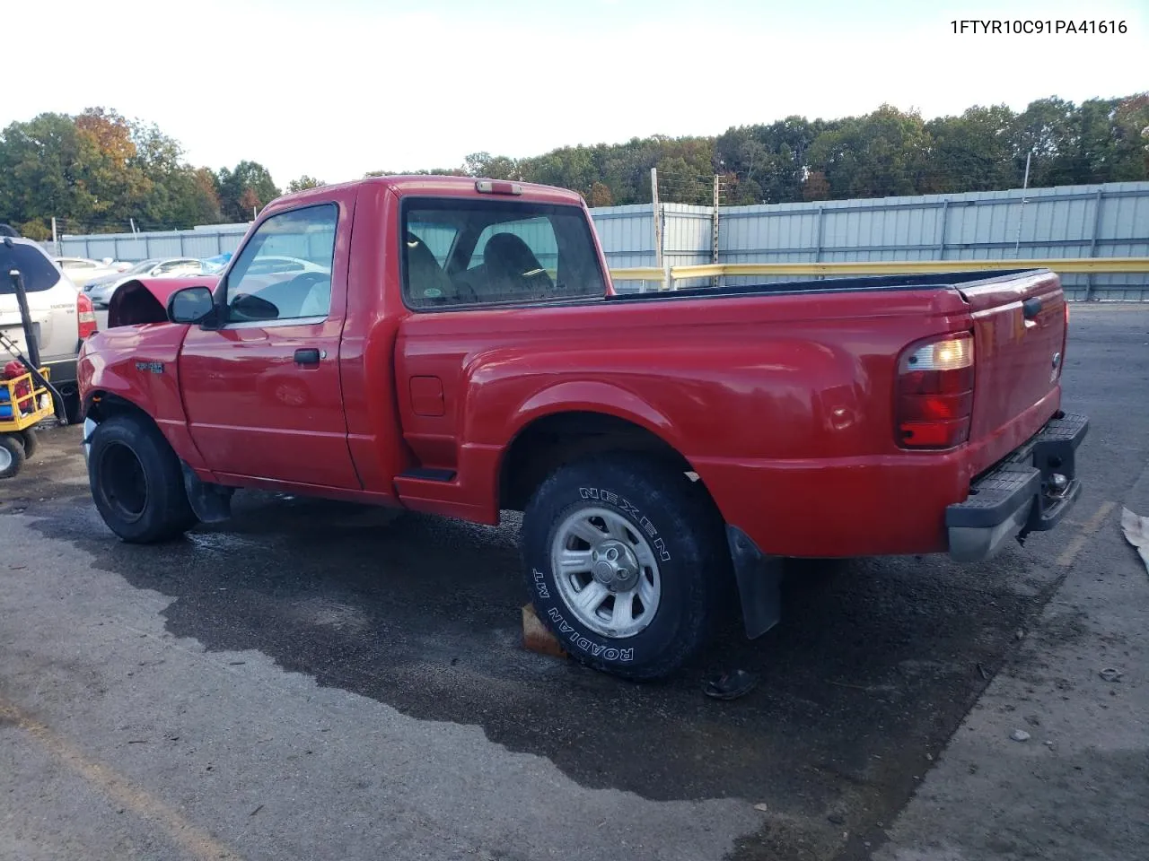 2001 Ford Ranger VIN: 1FTYR10C91PA41616 Lot: 76031214